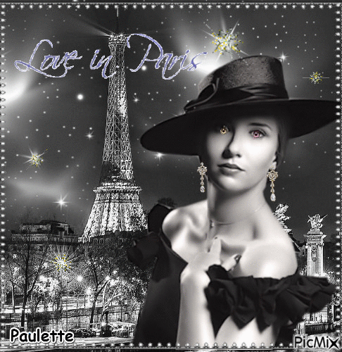dame a PARIS - Gratis animerad GIF