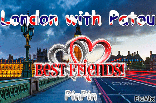 London with Patou ♥ - GIF animé gratuit