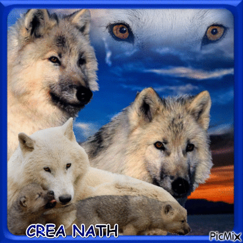 CREA NATH LOVE WOLF - Gratis geanimeerde GIF