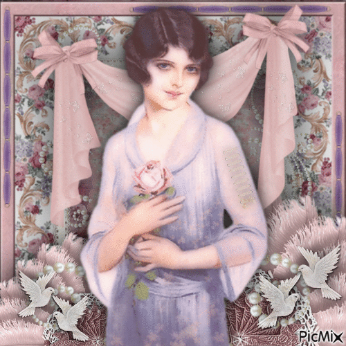 Victorian Beauty-RM-08-05-23 - Free animated GIF