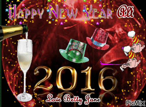 new year 2016 bet - Free animated GIF