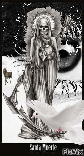 Santa Muerte - Darmowy animowany GIF