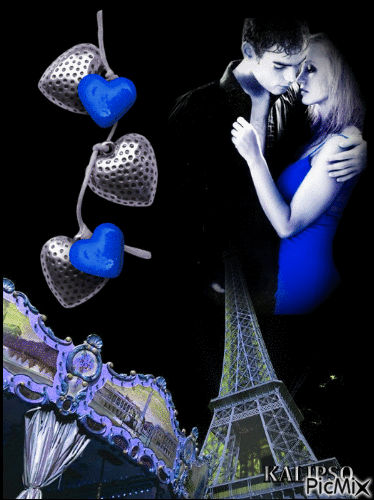 I love Paris... - Gratis animeret GIF