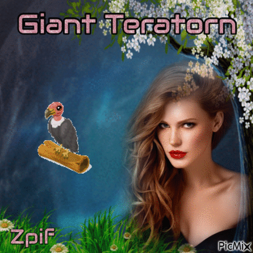 Giant Teratorn - Gratis animerad GIF
