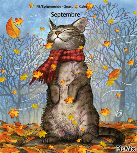 Septembre - September - Zdarma animovaný GIF