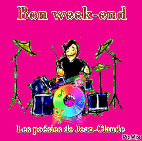 Bon week-end - Bezmaksas animēts GIF