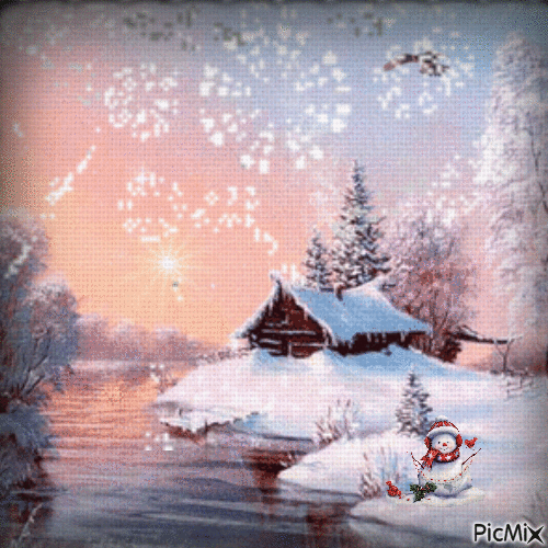 Winter.   ❄️❄️❄️ - Безплатен анимиран GIF