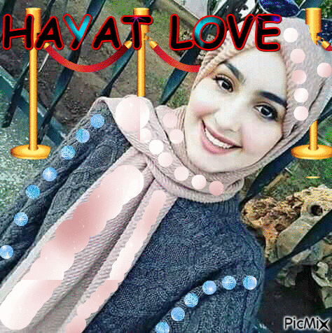 HAYAT LOVE - Бесплатный анимированный гифка