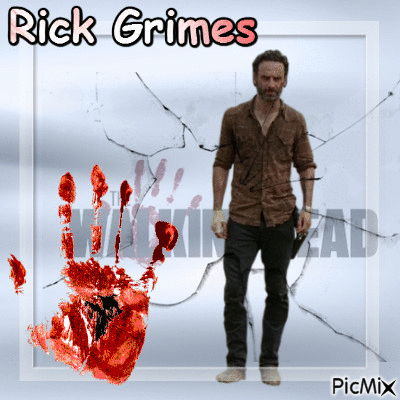 rick grimes - Gratis animerad GIF