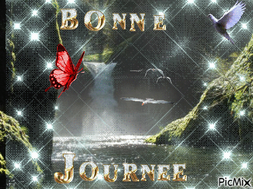 bonne jounée - Бесплатный анимированный гифка