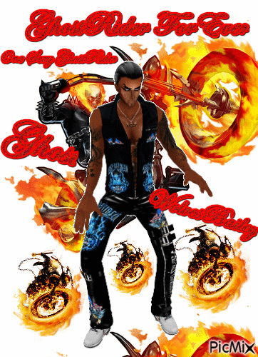 GhostRider ForEver One Sexy GhostRider GhostWolvesBailey - Free animated GIF