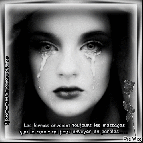 les larmes - Δωρεάν κινούμενο GIF