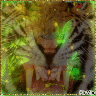 the tiger - Ingyenes animált GIF