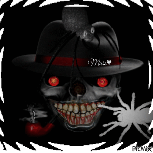 esqueleto  con su risa - 免费动画 GIF