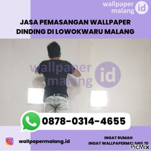 JASA PEMASANGAN WALLPAPER DINDING DI LOWOKWARU MALANG - PNG gratuit