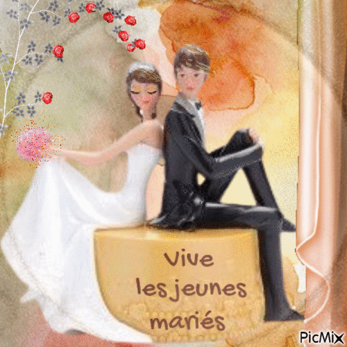 Jour de mariage - Бесплатни анимирани ГИФ