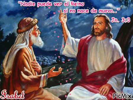 Jesús y Nicodemo - Ücretsiz animasyonlu GIF