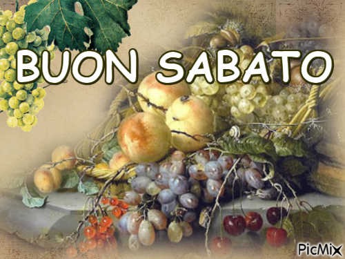 BUON SABATO - бесплатно png