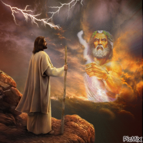 Dieu et Jésus - Δωρεάν κινούμενο GIF