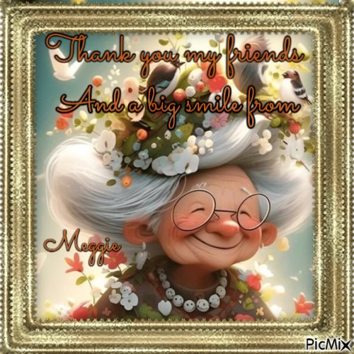 flowerpower granny - Free PNG