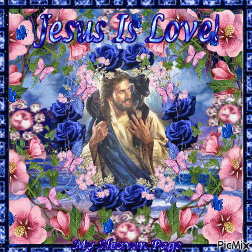 Jesus Is Love! - Animovaný GIF zadarmo