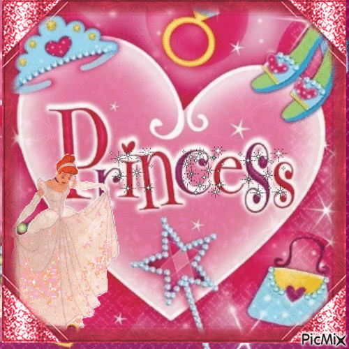 Princesa - Bezmaksas animēts GIF