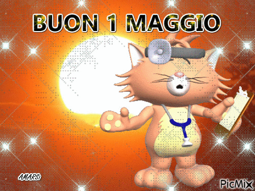 BUON 1 MAGGIO - Bezmaksas animēts GIF