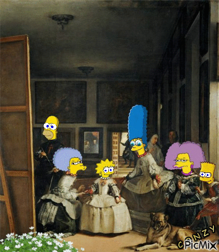 Los Simpson meninas - Ilmainen animoitu GIF