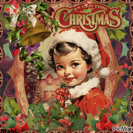 An Old Time Christmas - Бесплатный анимированный гифка
