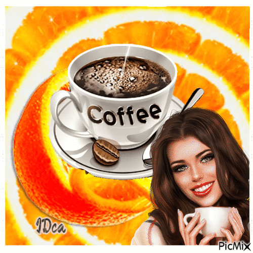 Café vitaminé - Gratis animeret GIF