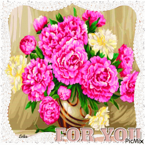 Flowers for you... 4 - Nemokamas animacinis gif