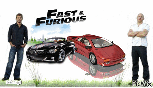 Fast and Furious - Bezmaksas animēts GIF