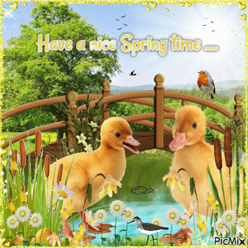 Have a nice spring time - 免费动画 GIF