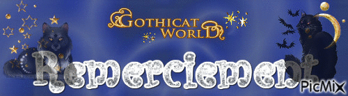 ♥ Gothicat World ♥ - Ilmainen animoitu GIF