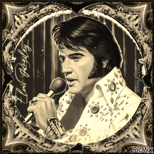 Elvis Presley - Darmowy animowany GIF