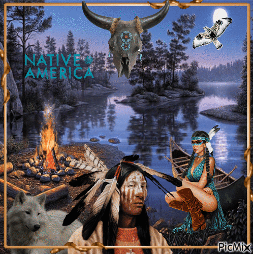 Native America - Nemokamas animacinis gif