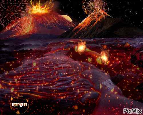 volcan - Zdarma animovaný GIF