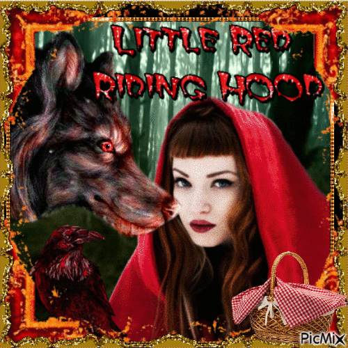 Little Red Riding Hood - GIF animé gratuit