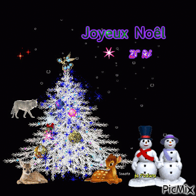 joyeux noêl - Zdarma animovaný GIF