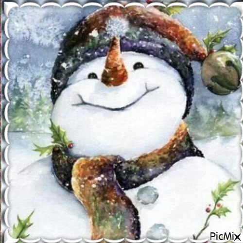 Votre plus beau bonhomme de neige - png gratis