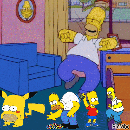 Homer Simpson - Ingyenes animált GIF