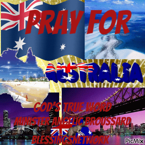 Pray For Australia - Δωρεάν κινούμενο GIF