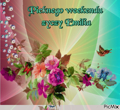 Pieknego weekendu - 無料のアニメーション GIF