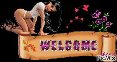 welcome - Бесплатный анимированный гифка