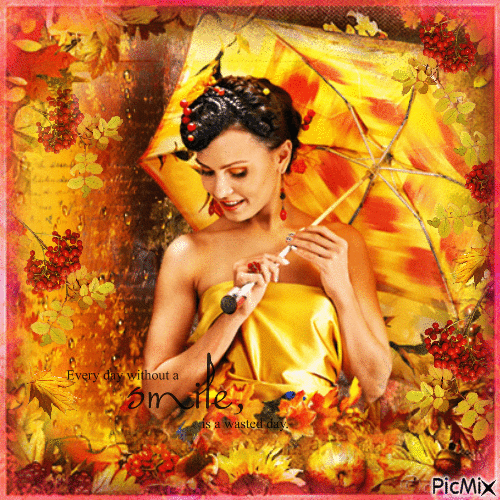 Sourire d'automne - Free animated GIF