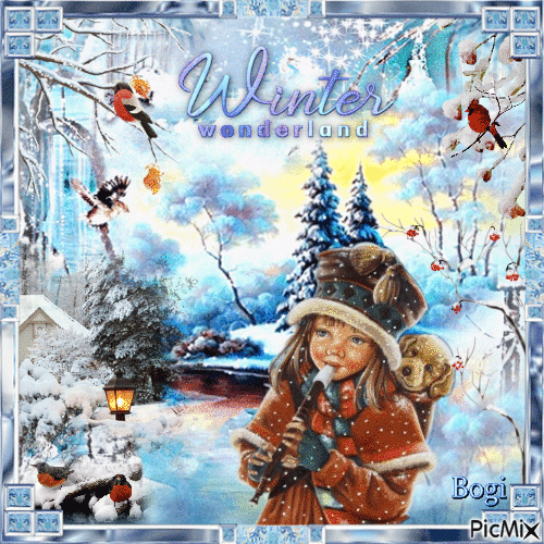 Winter wonderland... - GIF animado grátis