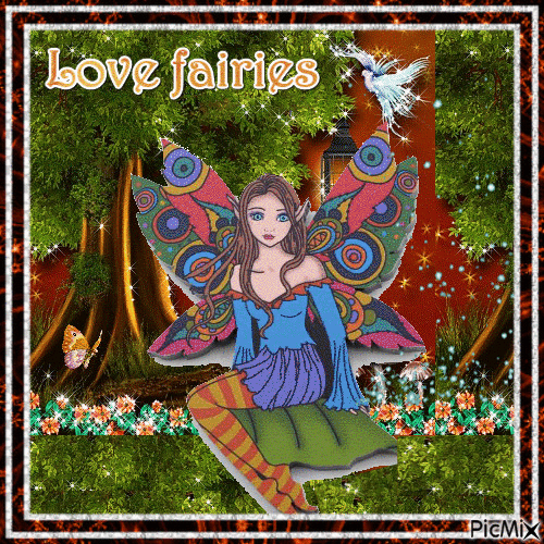 Love fairies - GIF animé gratuit