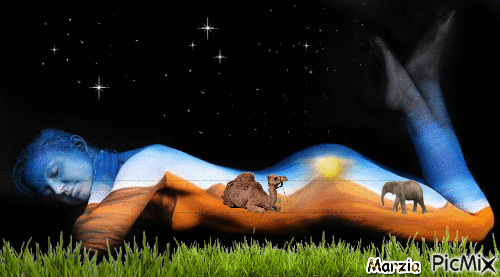 sognando l'Africa - Animovaný GIF zadarmo