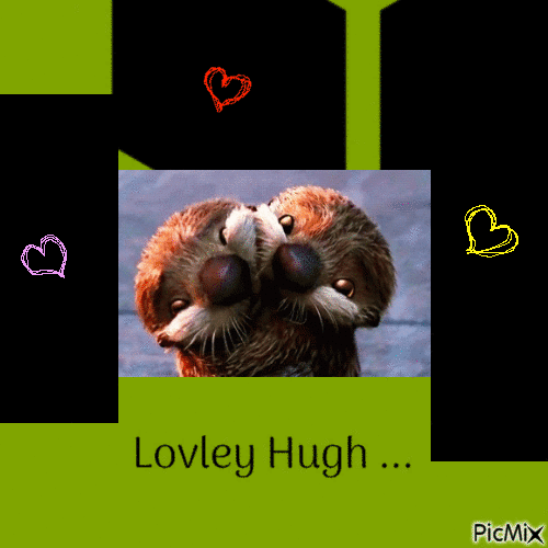 Lovley Hugh - Gratis animerad GIF