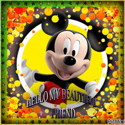 -Mickey Mouse- - Animovaný GIF zadarmo